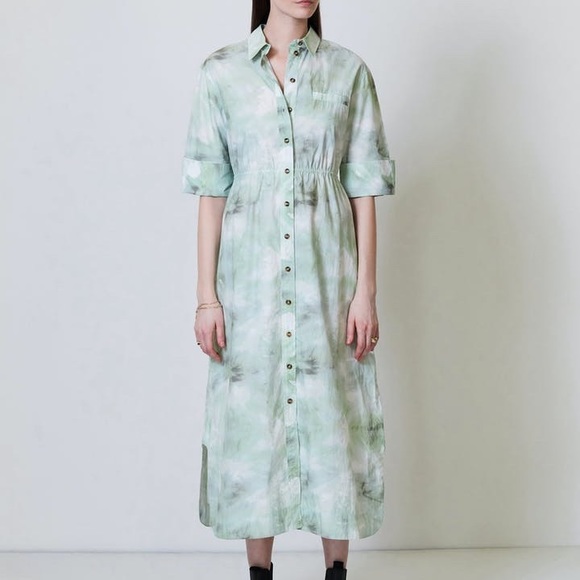 slim fit dress slacks Isabella Kelly Green Knit Midi Dress